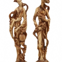 זוג פסלים סיניים גדולים