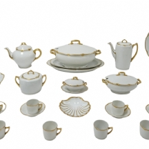 חלקי סט פורצלן צ'כי ישן