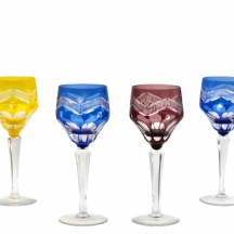 סט של 4 גביעים מקריסטל