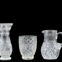 לוט של 3 פריטי קריסטל