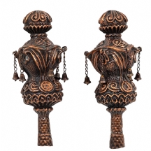 זוג רימונים ישראלים ישנים לספר תורה