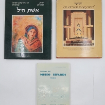לוט של 3 ספרי תרבות יהודית, 'אשת חיל', 'מוזיאון סיפורי טולדו', 'והותר'