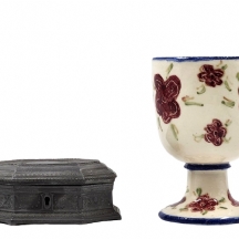 לוט של 2 פריטים ישנים ושונים