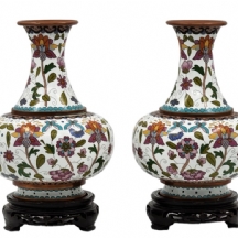 זוג כדי קלואזונה (Cloisonne) סינים