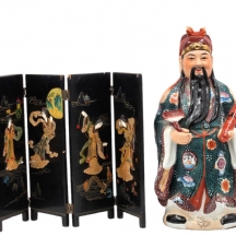 לוט של 2 פריטים סינים ישנים