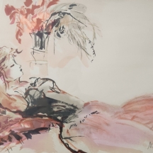 ניצה פלנץ (Niza Flunch) - 'הרהורים', ליטוגרפיה ישנה