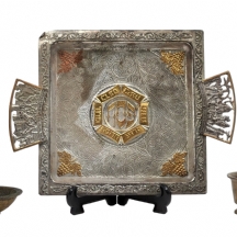 לוט של 3 פריטי מתכת ישנים ושונים