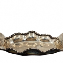 קערת הגשה מקסיקנית, ישנה, עשויה כסף