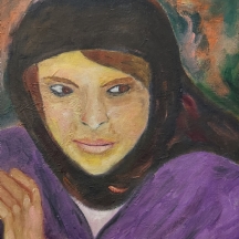 'במבט חטוף'  - שמן על לוח