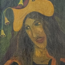 אולנה בורדאש (Olena Burdash) - 'יפיפייה משופמת', שמן על לוח