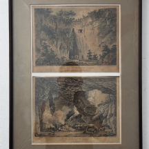 זוג תצריבים עתיקים מהמאה ה-19