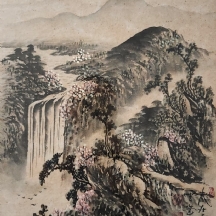 'מפלי הדובדבנים' - ציור סיני ישן