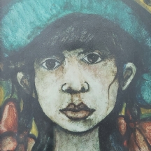 אולנה בורדאש (Olena Burdash) - 'צוענייה', שמן על קרטון