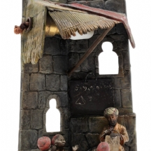 מנורה שולחנית וינאית עתיקה מתוצרת פרנץ קסאבר ברגמן (Franz Xaver Bergman)