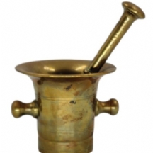 מכתש ועלי איסלמיים ישנים, עשויים ברונזה