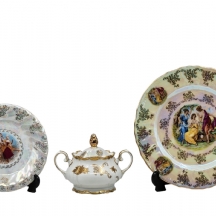 לוט של 3 כלי פורצלן ישנים ויצרנים שונים