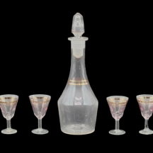 סט ליקר ישן עשוי זכוכית