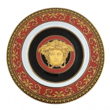 #5 צלחת פורצלן גרמנית תוצרת 'רוזנטל' (Rosenthal), סדרת 'ורסצ'ה' (Versace)