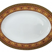 #25 מגש פורצלן אובלי גרמני, סדרת 'ורסצ'ה' (Versace)