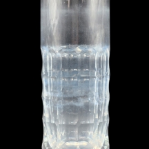 אגרטל קריסטל צרפתי, איכותי ומסיבי, תוצרת 'ברקה' (Baccarat), חתום