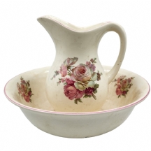 כד וקערת רחצה אנגליים, בסגנון ויקטוריאני ישן