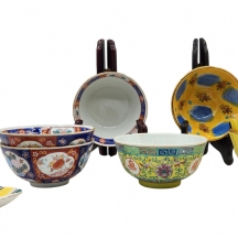 לוט של 8 קעריות ישנות ושונות