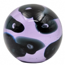 משקולת נייר, גדולה וכבדה מאד (מאד!), מעוטרת בעבודת בוליסנטה (Bullicante glass)