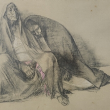 פרנסיסקו זוניגה (1912-1998 Francisco Zúñiga) - ליטוגרפיה ישנה, חתומה בפלטה