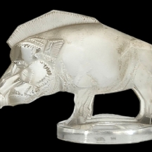 פסל קריסטל שולחני צרפתי (יכול לשמש גם כמשקולת נייר שולחנית), מתוצרת 'לליק'