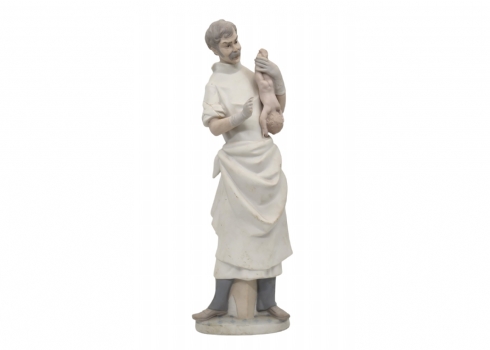פסל בסקוויט ספרדי ישן מתוצרת 'יאדרו' ('Lladro')
