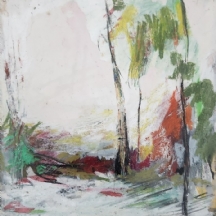 פרץ- ארד, אסתר (Esther Peretz Arad) - 'שלושה עצים בנוף'