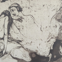 אסתר פרץ- ארד (Esther Peretz Arad) - 'זוג ולביאה שחורה'