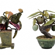 לוט של 2 קישוטים סינים ישנים