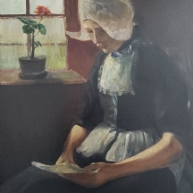 פריץ רייס (צייר גרמני, Fritz Reiss, חי בין השנים: 1857 - 1916) - 'נערה הולנדית'