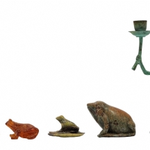 לאספני צפרדעים - לוט של 6 פסלונים בדמות צפרדעים