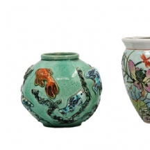 לוט של 3 כדים סינים ישנים ושונים