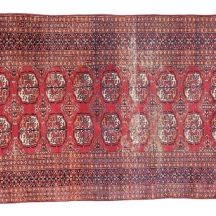 שטיח פקיסטני ישן, ארוג בעבודת יד