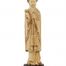 פסל סיני בדמות נסיכה, מגולף ביד