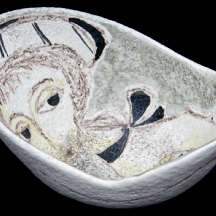 כלי קרמיקה איטלקי מתוצרת: 'Fantoni Art Pottery'