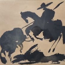 #1 פבלו פיקאסו - 'מלחמת שוורים 1', ליטוגרפיה