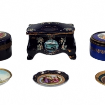 לוט של 6 פריטי פורצלן שונים