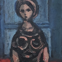 יעקב וכסלר (Jacob Wexler) - ציור שמן על בד, חתום