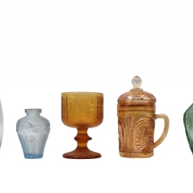 לוט של 5 כלי זכוכית