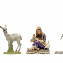 לוט של 4 פסלוני ביסקוויט