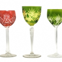 לוט של 3 גביעי קריסטל