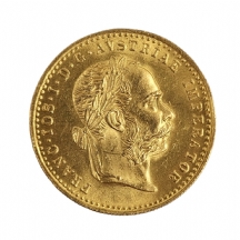 מטבע זהב אוסטרו הונגרי (suety פראנץ ג׳וזף), עשוי זהב 986, משנת: 1915, משקל: 3.5