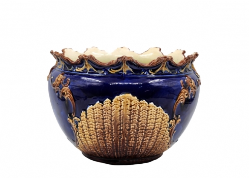 עציץ (Jardiniere) אנגלי עתיק (ויקטורייאני) מהרבע האחרון של המאה ה-19