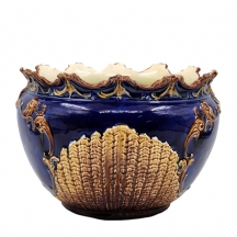 עציץ (Jardiniere) אנגלי עתיק (ויקטורייאני) מהרבע האחרון של המאה ה-19