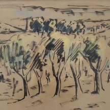 'חורשה בפאתי ראשון לציון' - ציור