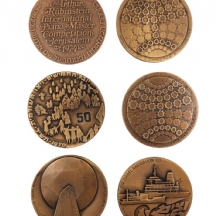 #1 לוט של 6 מדליות ברונזה שונות